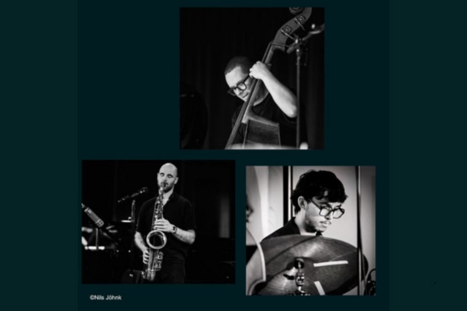 Mario Kolbe Trio Collage der Künstler:innenporträts