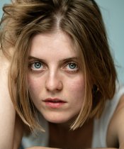 Portrait photo of Anne Gisler Portrait photo of a woman with blonde hair.