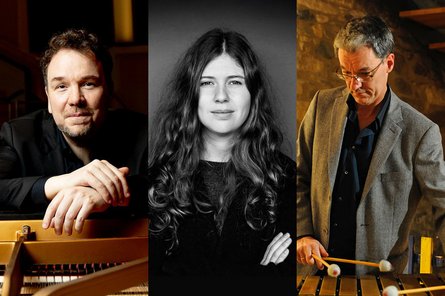 2026-01-17 Florian Weber Collage aus drei Porträts der Künstler:innen