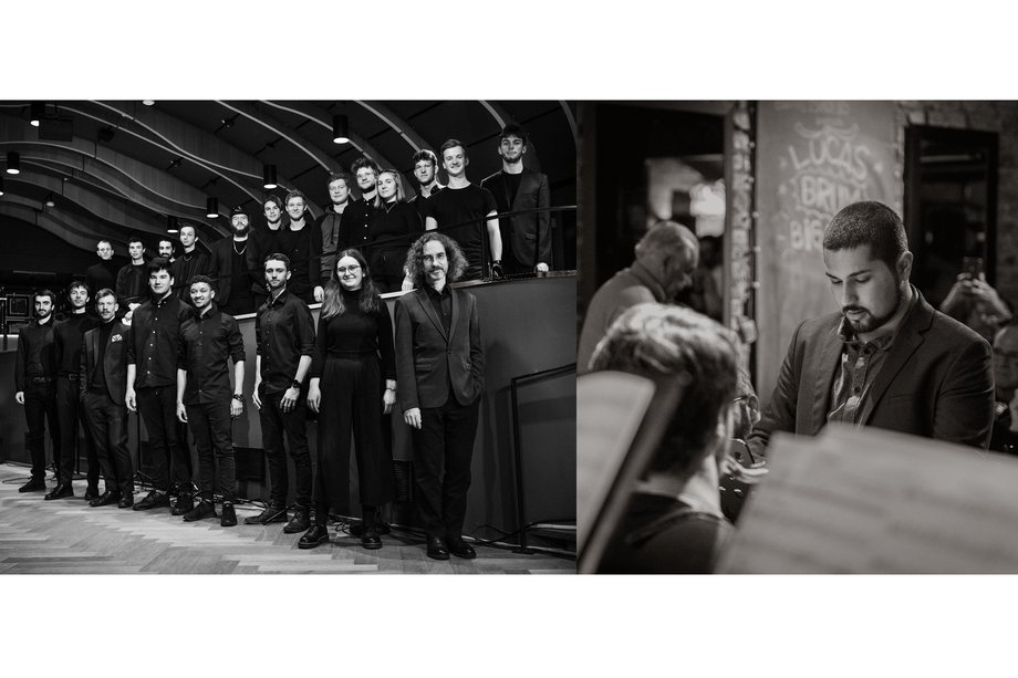 HfMT Bigband feat. Lucas Brum Ein Foto der HfMT Bigband & Lucas Brum