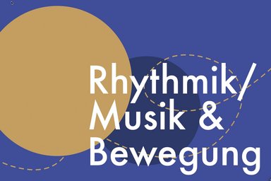 "RHYTHMIC / MUSIC & MOVEMENT" against a blue background with a yellow circle
