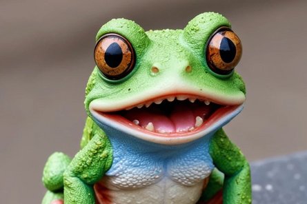 Foto von einem Frosch