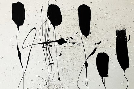 Compositions & Soundscapes schwarze Flecken mit weißem Hintergrund