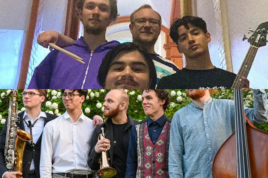 Jazz meets School – Doppelkonzert mit Groovin‘ Birds und High Five / Azul Collage der Ensembles Jazz mit Groovin‘ Birds und High Five