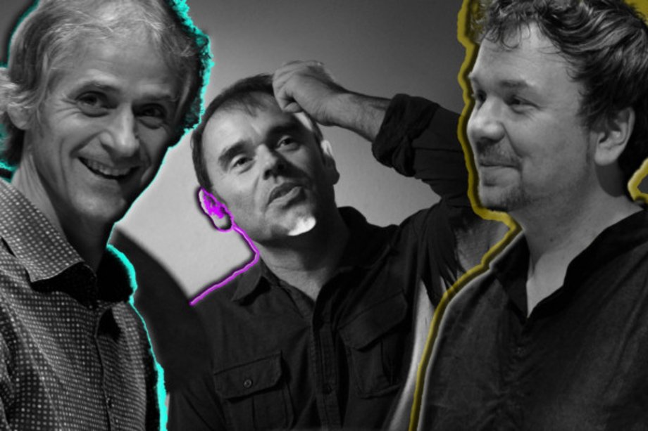 Stockhausen?/?Weber?/?Héral: Inside Out Künstlerporträts mit bunter Umrandung