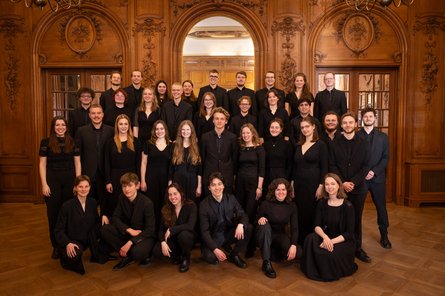 Kammerchor der HfMT Februar 2025 Gruppenfoto vom Kammerchor