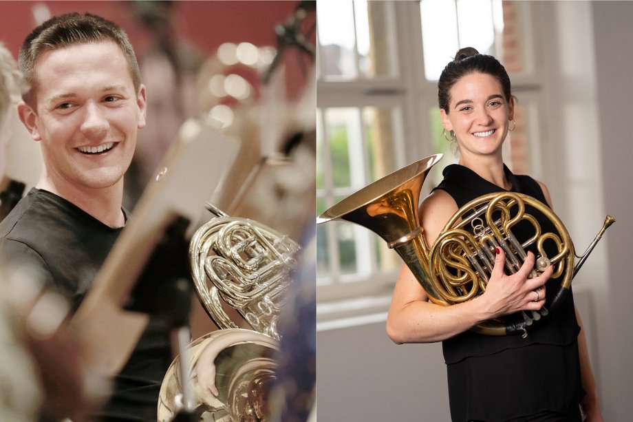 Ivo Dudler und Alison Balls mit Horn