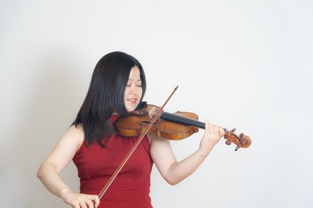 Portrait mit Violine