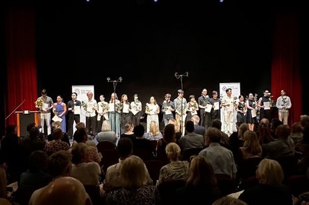 Preisträgerkonzert des Elise-Meyer Wettbewerbs 2026 - Gruppenfoto