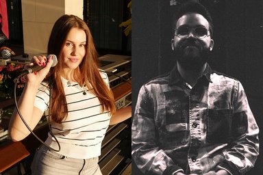 2025-12-18 Victoria Stauber/Alexander Demos Collage von Porträts der Künstler:innen