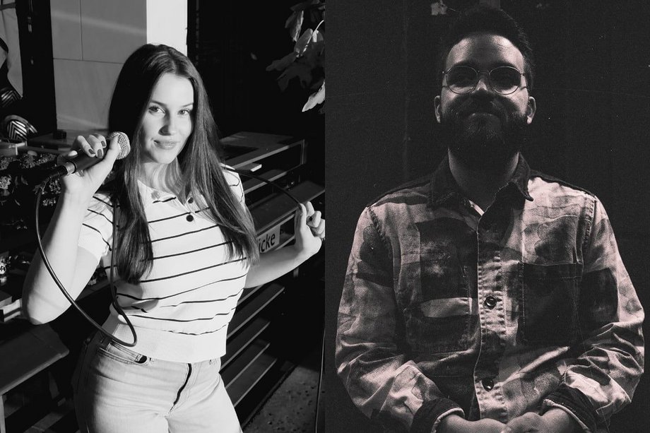 2025-12-18 Victoria Stauber/Alexander Demos Collage von Porträts der Künstler:innen