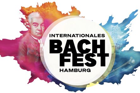 2026-04-07 Bachfest buntes Logo des Bachfestes mit Porträt von Bach