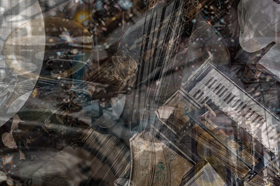 2025-04-16 SPIIC+ presents 2025: A Bach Odyssey Collage bzw. Grafik von Instrumenten