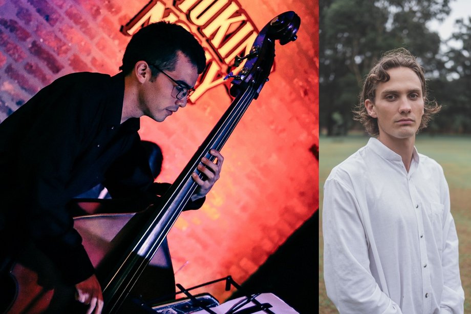 The Will Pethick Electro Band & Jair Gonzalez Quintet Collage aus den zwei Ensembles