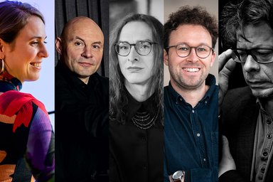 5 portraits in a collage