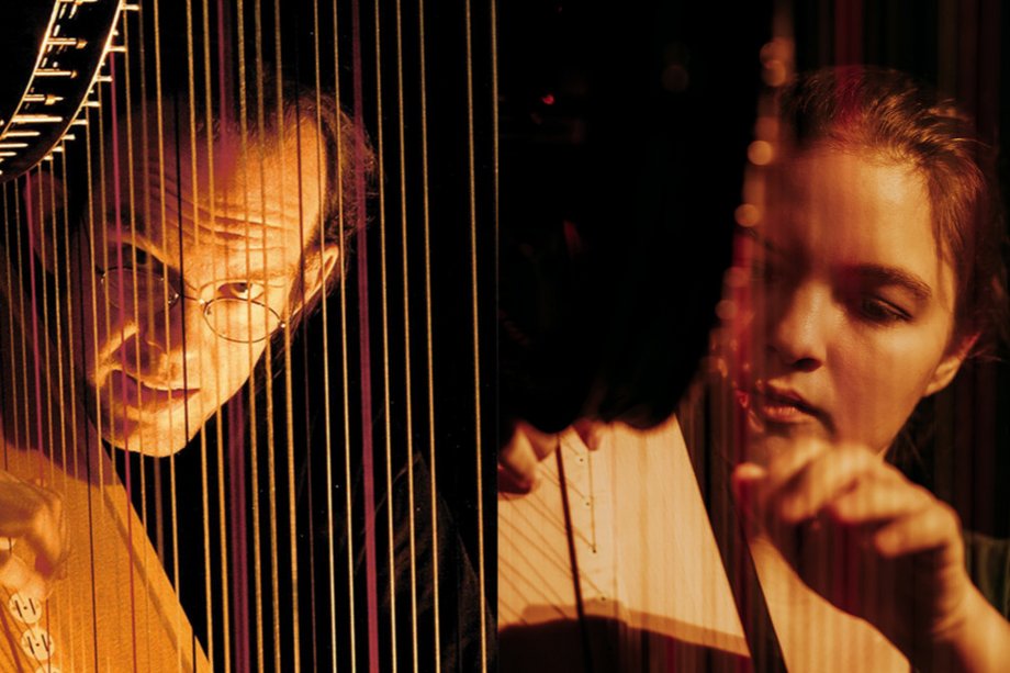 Milena Hoge & Park Stickney Collage von zwei Personen