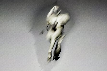 verwackeltes Bild einer abstrakten Form
