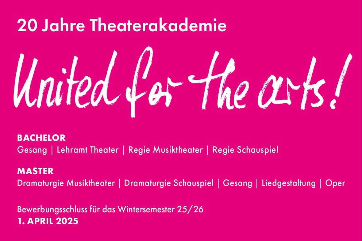 werbebanner weiß auf pink