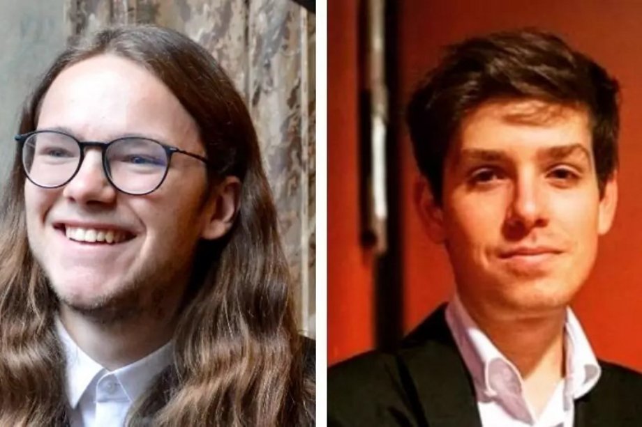 Malte Henrik Gohr & Viktór Naranjo Collage von zwei Männern